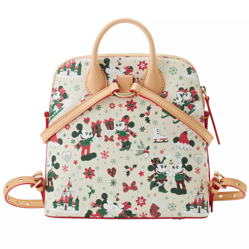 Mickey and Minnie Mouse Holiday Dooney & Bourke Backpack – Exclusive (back) Mickey and Minnie Mouse Holiday Dooney & Bourke Backpack – Exclusive (back)