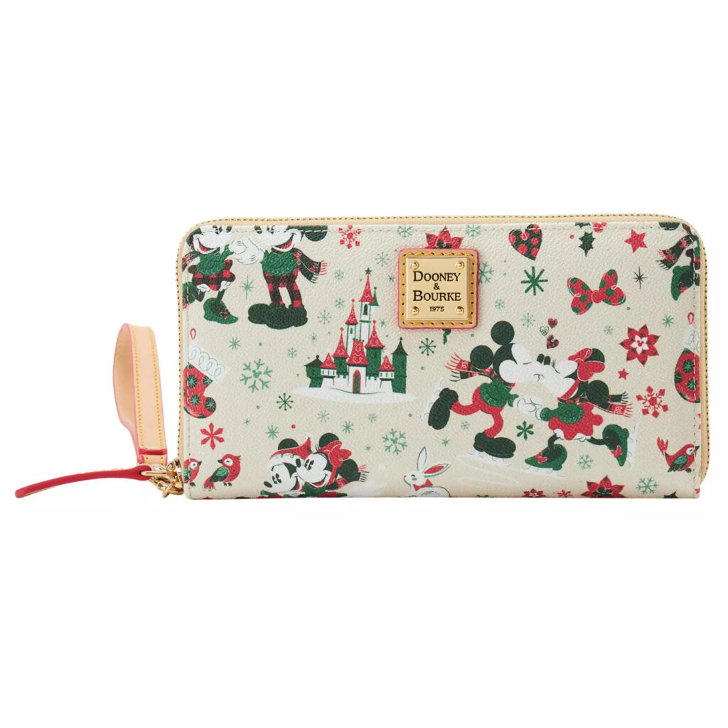 Mickey and Minnie Mouse Holiday Dooney & Bourke Wristlet Wallet – Exclusive Mickey and Minnie Mouse Holiday Dooney & Bourke Wristlet Wallet – Exclusive