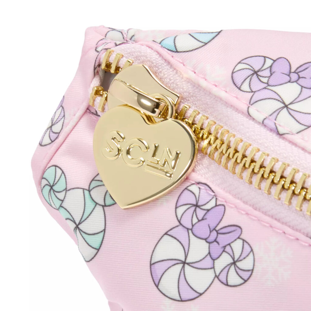 Mickey and Minnie Mouse Icon Peppermint Swirls Jumbo Hip Pack by Stoney Clover Lane (zipper pull)