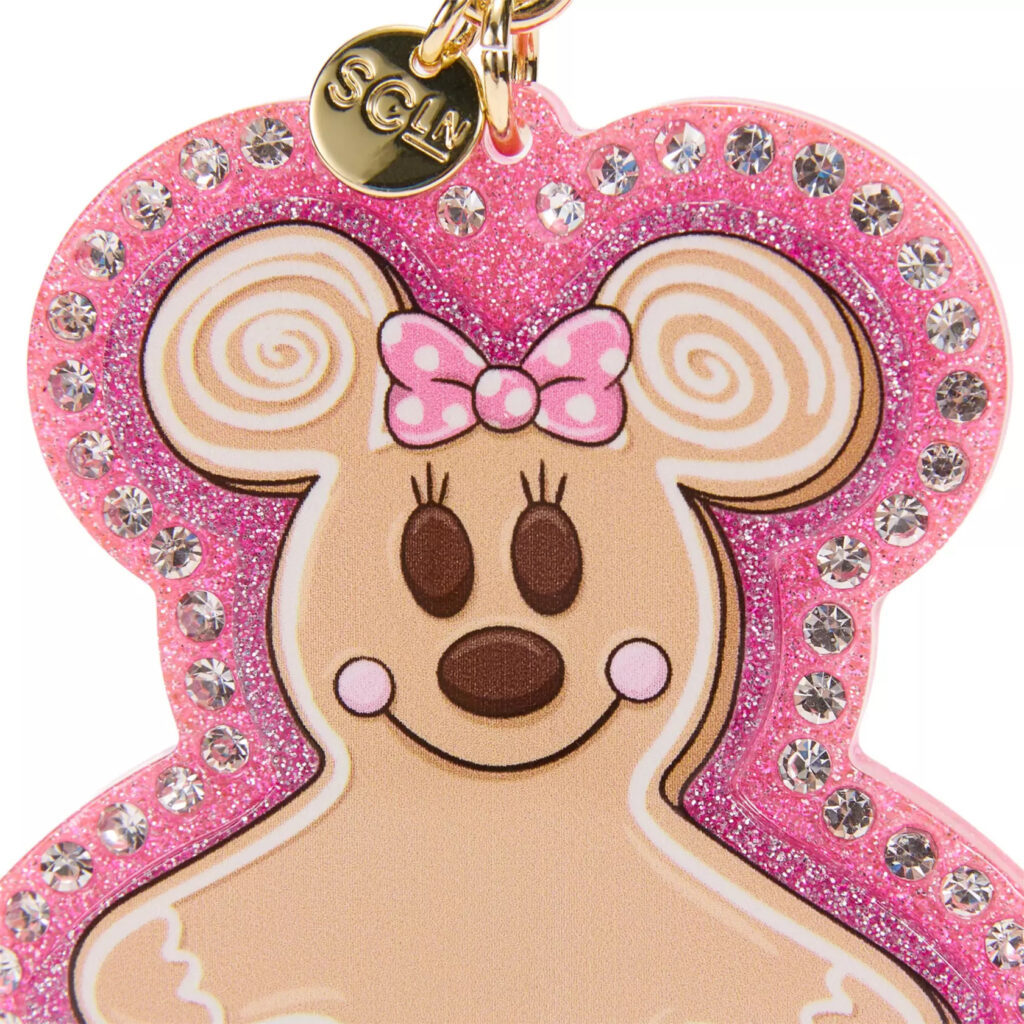 Minnie Mouse Gingerbread Bag Charm by Stoney Clover Lane (close up)