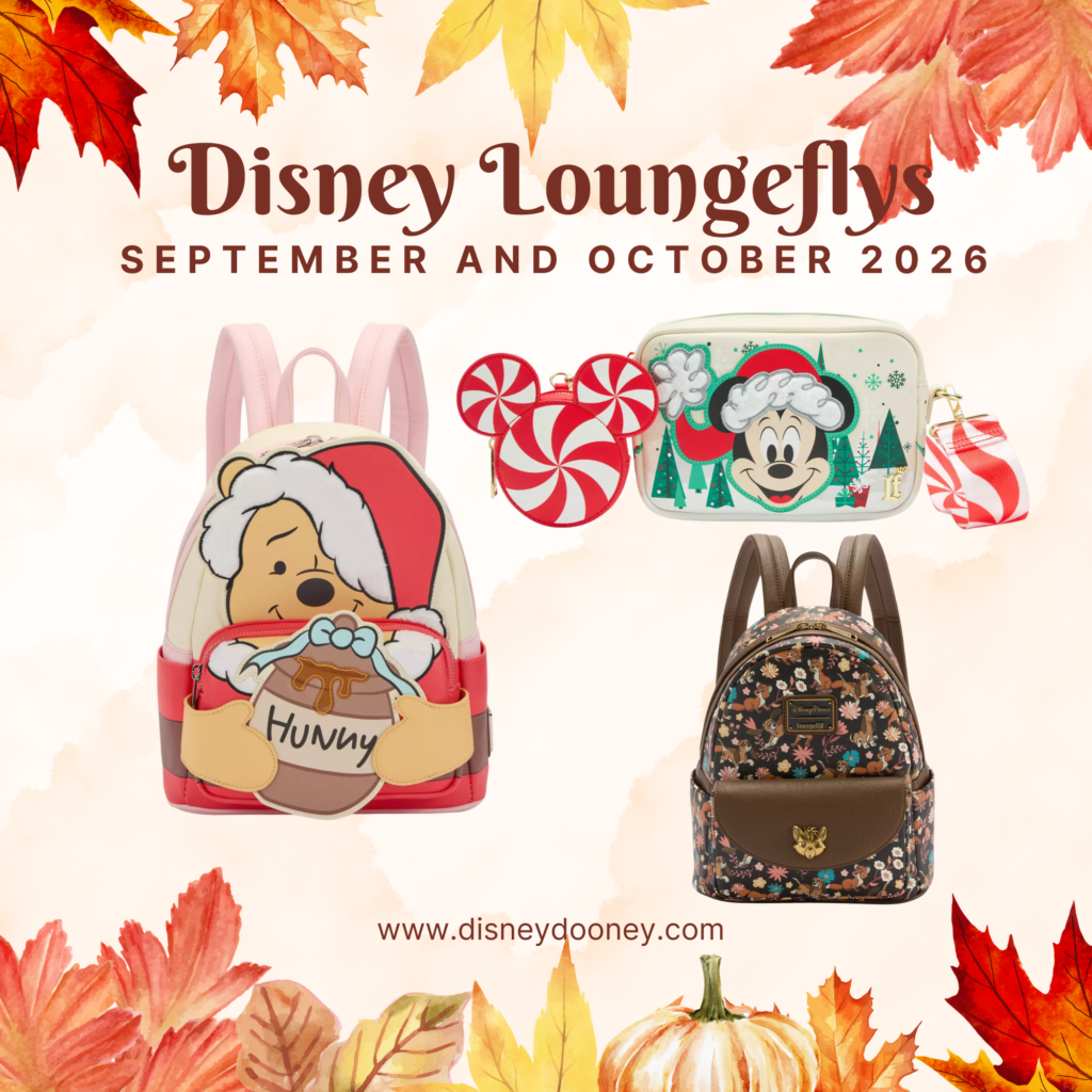 Disney Loungeflys for September and October 2026