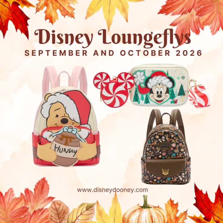 Disney Loungeflys for September and October 2026
